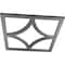 Ekena Millwork Statesman Architectural Grade PVC Pierced Ceiling Medallion, Nickel, 36"OD x 23"ID x 1"P CMPP36X36STSNI - alternate 2